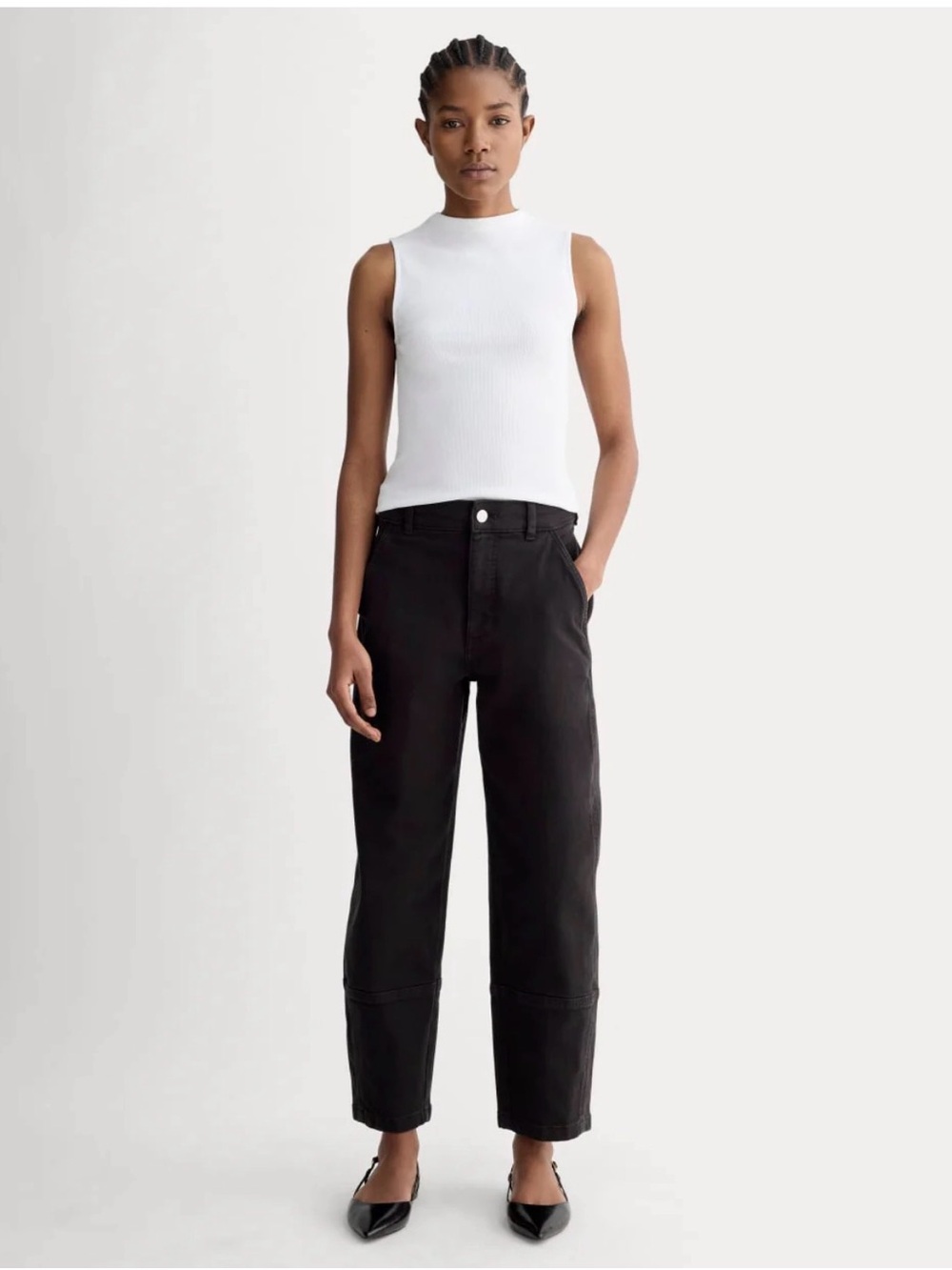 NWT Everlane The Utility Barrel Pants | Black | Size 00